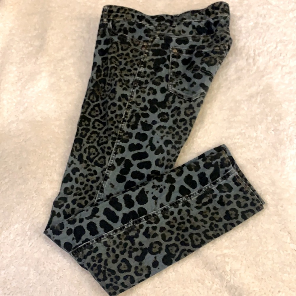 Monari Animal Print Jeans